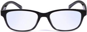 img 4 attached to 👓 High-quality Blue Light Blocking Multi Focus Progressive Multifocal Reading Glasses for Men and Women - Lightweight, UV Protection, Anti Glare Eyewear with 3 Powers in 1 - No Line Computer Readers, Reduce Eye Strain -2.5