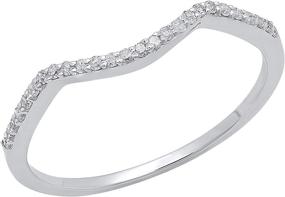 img 4 attached to Dazzlingrock Collection Diamond Wedding Contour