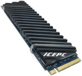 img 4 attached to 🔥 IcePC M.2 PCIe NVMe 2280 SSD with Graphene Coating Copper Heatsink - High Performance SSD Cooler for Laptop PC 2280 NGFF Solid State Disk (70x20x4mm) with Thermal Pad