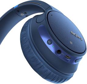 img 1 attached to 🎧 Sony WHCH700N Wireless Bluetooth Over the Ear Headphones with Noise Cancelling, Mic for Phone-call, Alexa Voice Control - Blue