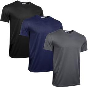 img 4 attached to Sykooria Quick Dri Performance T Shirt Athletic Men's Clothing in Active
