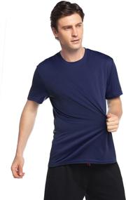 img 1 attached to Sykooria Quick Dri Performance T Shirt Athletic Men's Clothing in Active