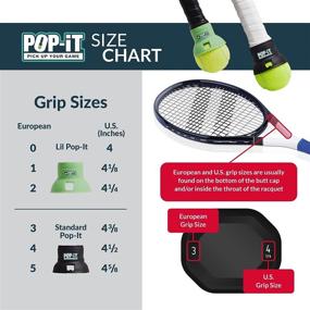 img 2 attached to Pop Tennis Accessory Racquet Black