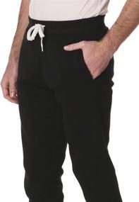 img 2 attached to Comfortable and Sturdy: Southpole Men's Big & Tall Basic Active Fleece Jogger Pants