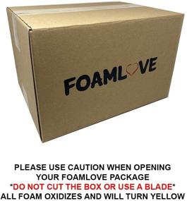 img 2 attached to FoamLove 5x24x72 Upholstery Cushion Foam, Medium Density, 📦 Body Comfort, Heavy Traffic & High Use, Made in USA