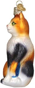 img 1 attached to 🎄 Old World Christmas Ornaments: Cat Lover Collection Glass Blown Ornaments for Christmas Tree, Calico Cat - A Purrrfect Holiday Delight!