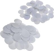 bcp 200 pieces white felt circles - 1 inch and 2 inch - ideal for diy craft projects logo
