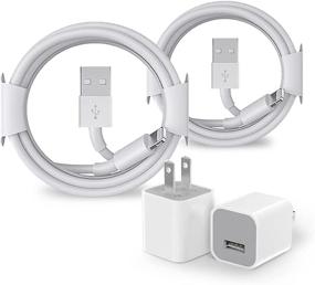 img 4 attached to 🔌 Apple MFi Certified iPhone Charger Set - Rapid Charging Wall Charger Box for iPhone 6s/11 Pro Max/Xs Max/Xr/X/8/7/6/SE 2020/5s/5c and More