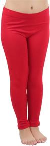 img 1 attached to 👖 Girls' Clothing: ToBeInStyle Nylon Spandex Full-Length Leggings