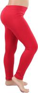 👖 girls' clothing: tobeinstyle nylon spandex full-length leggings logo