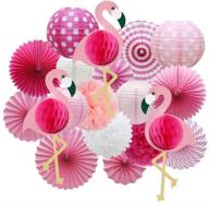 meiduo tropical flamingo honeycomb decoration logo