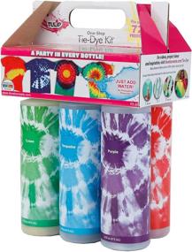 img 4 attached to Tulip Extra Large Block Party Tie-Dye Kit - 16 oz Easy Squeeze Bottles - All-in-1 Kit for Group Activities with 6 Vibrant Colors