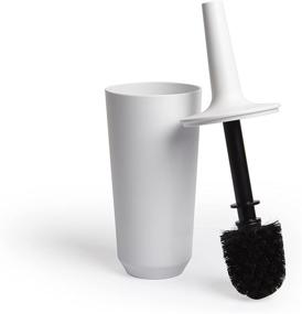 img 2 attached to 🚽 White Umbra Corsa Toilet Brush Set with Holder