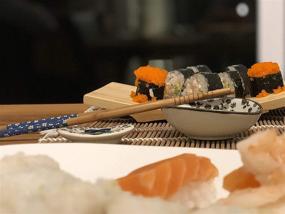 img 2 attached to Exquisite Asian Table Porcelain Sushi Set – Elevate your Sushi Experience!