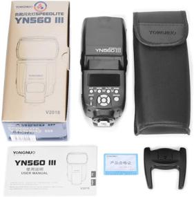 img 1 attached to 📸 Yongnuo YN560 III GN58 Wireless Flash Speedlite with Built-in Trigger Receiver System for RF603 II, YN560-TX II, T7, 77D, 5DIV, D5600