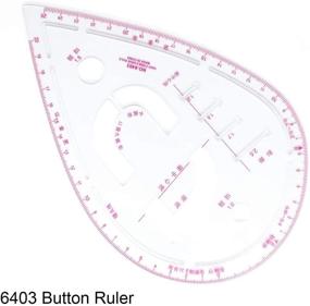 img 2 attached to 📏 7-Piece Multi-Functional Curve Metric Ruler: A Plastic Sewing Tool Kit for Dressmaking, Tailoring, and Sewing Dress Supplies