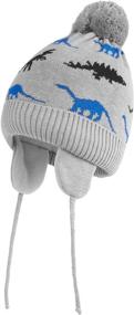 img 4 attached to FZ FANTASTIC ZONE Toddler Earflap Boys' Accessories : Cold Weather