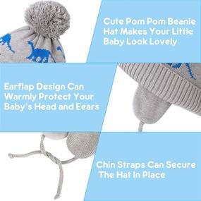 img 2 attached to FZ FANTASTIC ZONE Toddler Earflap Boys' Accessories : Cold Weather