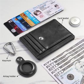 img 1 attached to Mutural Minimalist Wallet Detachable Leather Men's Accessories