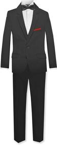 img 3 attached to Boys' Formal White Skinny Suit – Ideal Boys' Clothing for Suits & Sport Coats