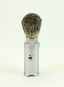 img 2 attached to 🪒 G.B.S Solingen Germany MK Futur Safety Razor 700 - Matte Silver Finish, Adjustable Tension + Shave Brush with Badge Bristles - Leather Protective, DE Razor Sharp Replacement Blades - Professional Grade