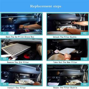 img 1 attached to Premium Activated Carbon Cabin Air Filter Replacement for CP134, CF10134, BE-134 – Accord, Civic, Odyssey, CR-V, Pilot, MDX, TSX, Ridgeline, RDX