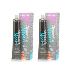 img 4 attached to 🧡 PRAVANA ХромаСилк Вивидс неоновый оранжевый 3 унции - яркий цвет, 2 упаковки