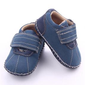 img 2 attached to Lidiano Toddler Rubber Sneakers: Stylish Boys' Shoes with Polish Finish