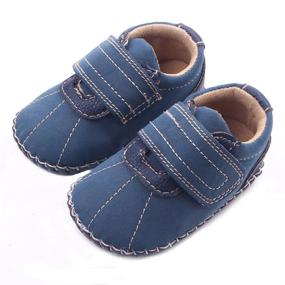 img 4 attached to Lidiano Toddler Rubber Sneakers: Stylish Boys' Shoes with Polish Finish