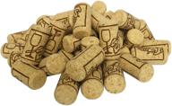 🍷 fosutou #8 natural wine corks (size 7/8" x 1 3/4") - bag of 50 | ideal for homemade wine & diy arts logo