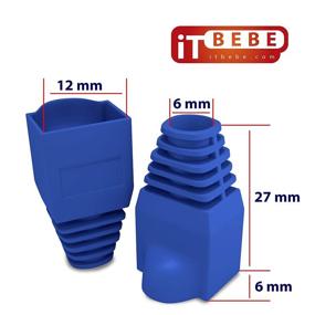 img 1 attached to Улучшите подключение с помощью кабелей ITBEBE RJ45 через коннекторы.