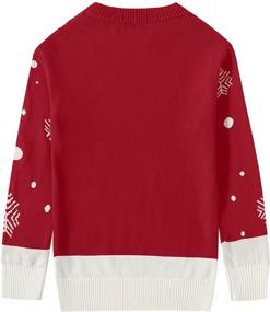 img 3 attached to Camii Mia Reindeer Snowflake Christmas Boys' Clothing