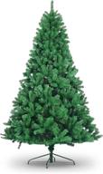 🎄 wsiiroon green 6ft artificial christmas tree with metal legs - easy assembly, 1000 branch tips, metal hinges and foldable base - ideal for home, office, and party decoration - xmas pine tree 2021 newest logo