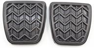 🔧 koauto set of 2 clutch or brake pedal pads in black rubber - part number 31321-52010 logo