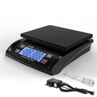 📦 mocco digital shipping scale 66lb / 0.1oz postal weight scale with hold, tare function & ac adapter - ideal for packages, mailing & office use - 6 units of measurement included logo