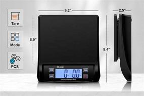 img 2 attached to 📦 MOCCO Digital Shipping Scale 66lb / 0.1oz Postal Weight Scale with Hold, Tare Function & AC Adapter - Ideal for Packages, Mailing & Office Use - 6 Units of Measurement Included