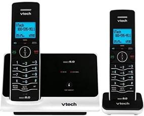img 1 attached to 📞 VTech LS6215-2 Black/White DECT 6.0 Cordless Phone with 2 Handsets