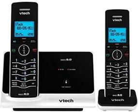 img 3 attached to 📞 VTech LS6215-2 Black/White DECT 6.0 Cordless Phone with 2 Handsets