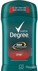 img 7 attached to Degree Men Original Antiperspirant Deodorant - 48-Hour Odor 🧴 Protection Cool Rush Men's Deodorant Stick 2.7 oz (Pack of 6)
