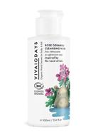 🌹 organic rose geranium cleansing water - quick clean up for baby & gentle makeup remover (3.4 fl.oz , 100 ml) by vivaiodays logo