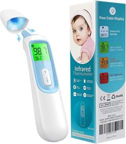 img 4 attached to 🌡️ ELERA Ear Thermometer for Baby: Infrared, 1s Measurement, Forehead Switch, Fever Indicator