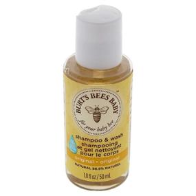 img 1 attached to 🧴 Burt's Bees Baby Bee Travel Size Shampoo & Wash - 1.8 oz: Compact Baby Care for On-the-Go!