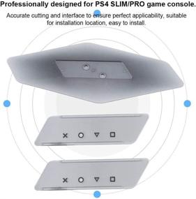 img 3 attached to 🎮 PS4 Slim/PS4 Pro/Regular Playstation 4 Vertical Stand: 2-in-1 Holder with Durable Design, Professional Performance, and Easy Installation