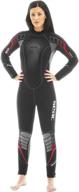 🔥 seac komoda 7mm high stretch yamamoto neoprene full wetsuit for men and women - supreme comfort and flexibility! logo