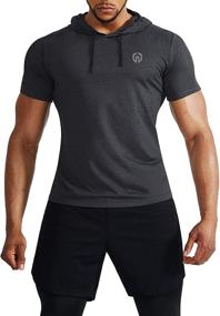 img 1 attached to Active Men's Clothing: Neleus Running Shirt for Workout and Athletics