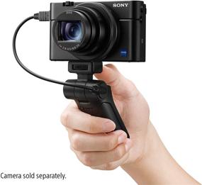 img 1 attached to 📷 Sony VCTSGR1 Camera Grip for Vlogging - Black: Enhance your video content creation!