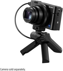 img 2 attached to 📷 Sony VCTSGR1 Camera Grip for Vlogging - Black: Enhance your video content creation!