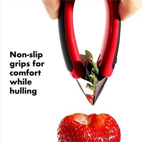 img 1 attached to 🍓 OXO Good Grips Strawberry Huller: Quick & Easy Tool for Stem Removal