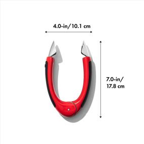 img 3 attached to 🍓 OXO Good Grips Strawberry Huller: Quick & Easy Tool for Stem Removal