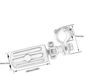 img 1 attached to Мотоциклетные шоссейные подножки Подножки Совместимые